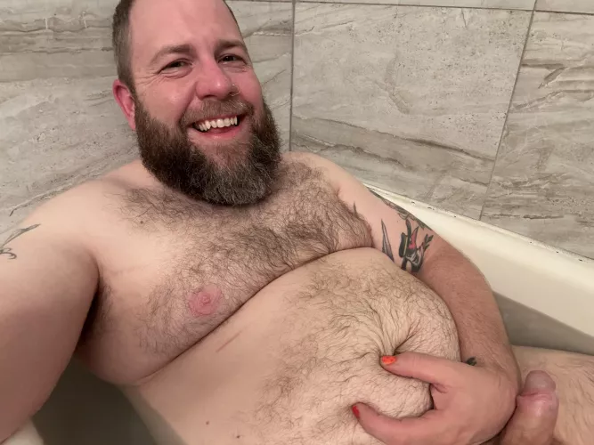 Stoned in the tub again 😅