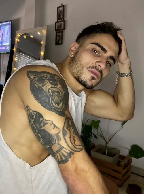 Wanna see what other dirty secrets this tattooed hunk is hiding?