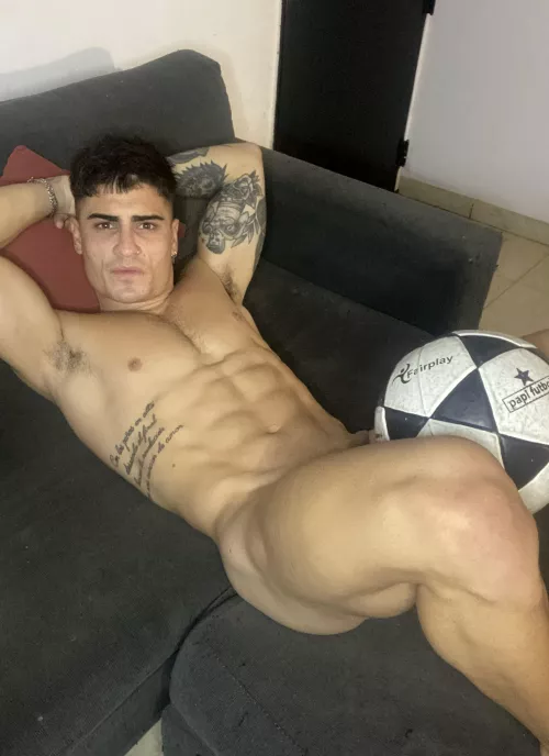 [24] soccer player needs help stretching, can you lend a hand?