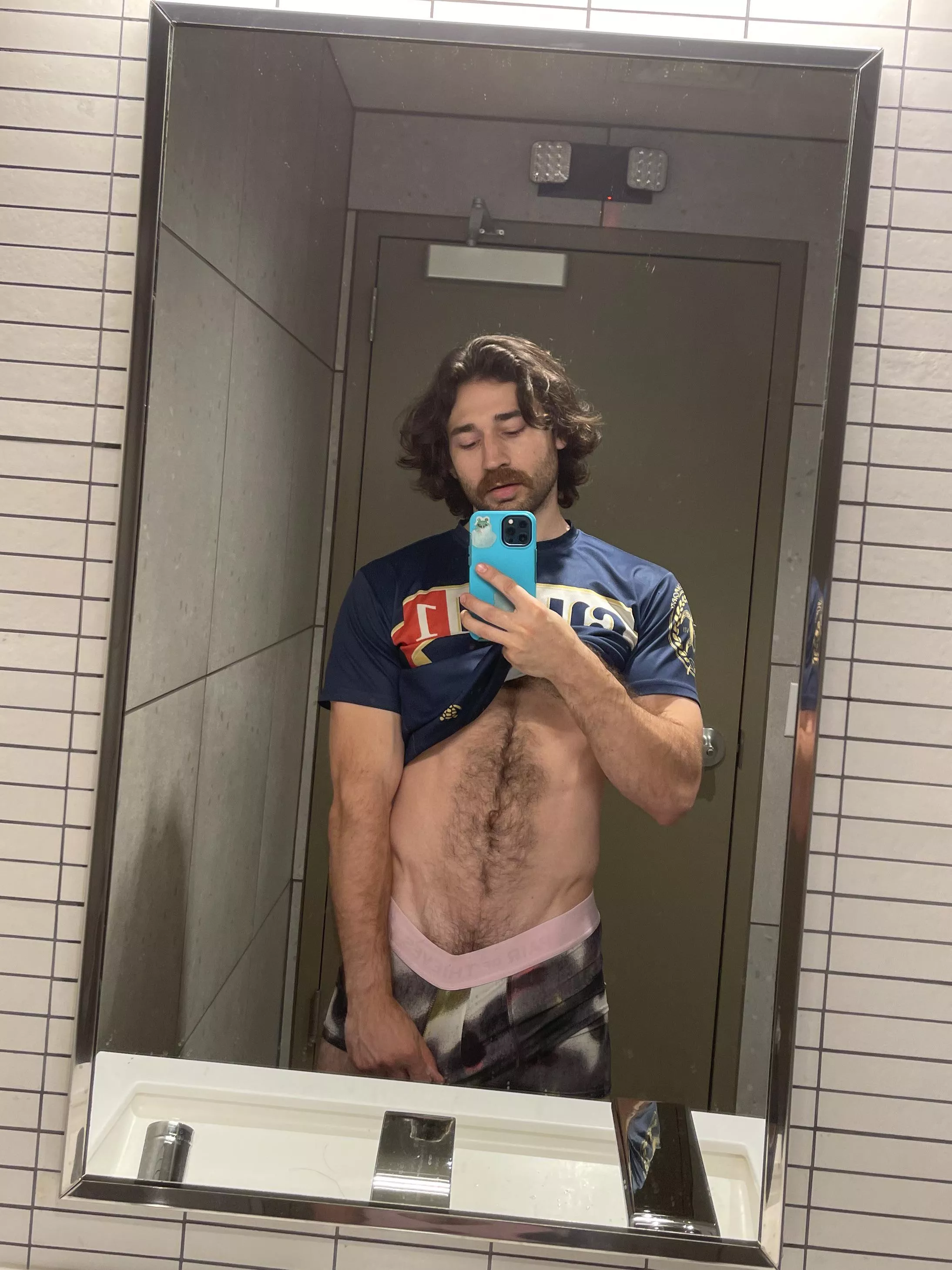 Got distracted in the Starbucks bathroom.