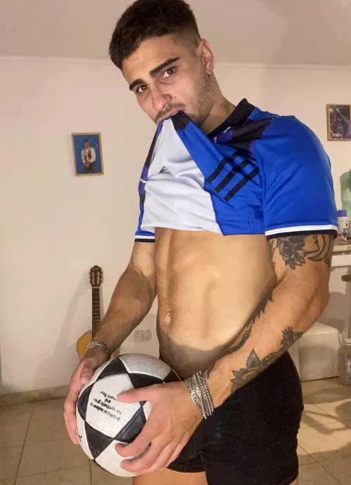 How bad do you want to taste these soccer abs?