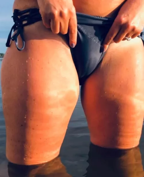 Just enough of a slit to make it fun to look.