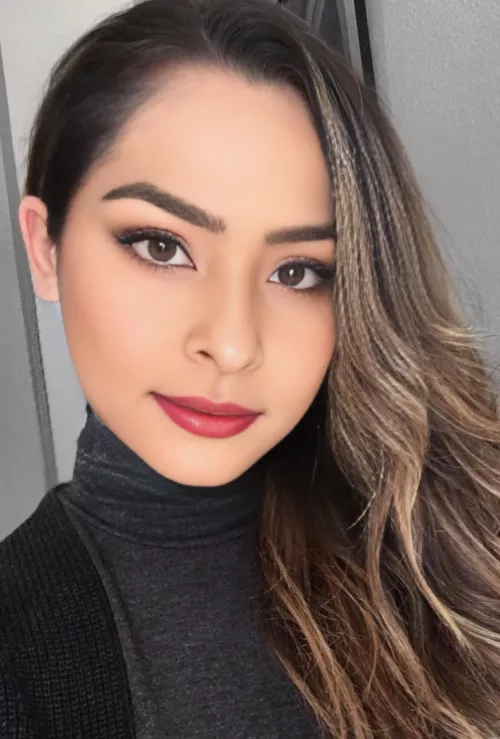 keeping it buttoned up in this turtleneck today