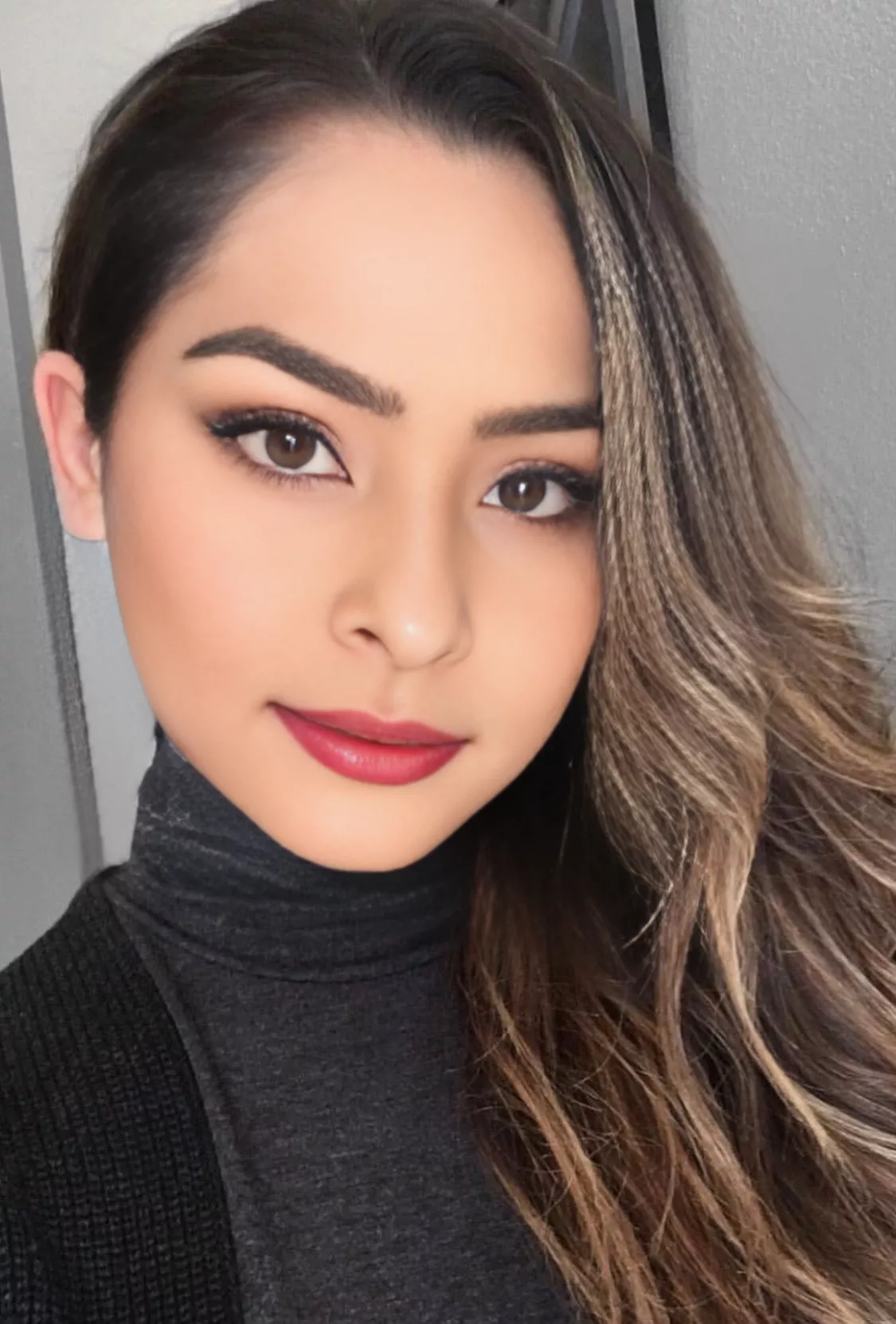 keeping it buttoned up in this turtleneck today