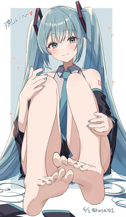 Miku's feet