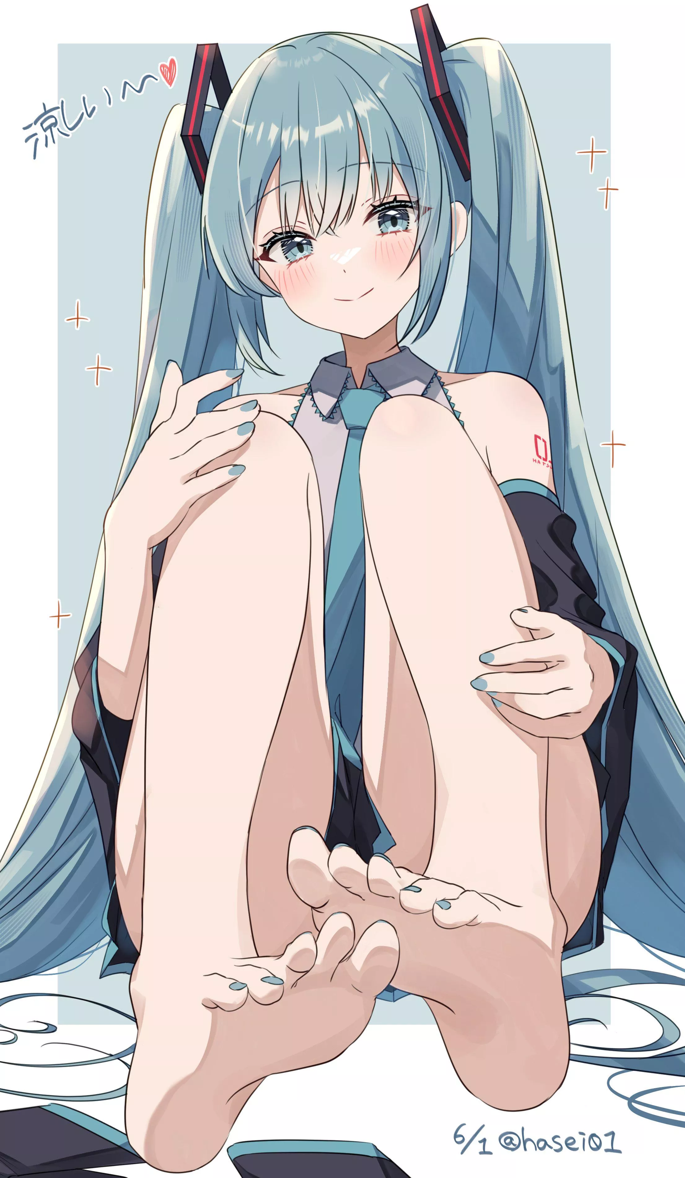 Miku's feet