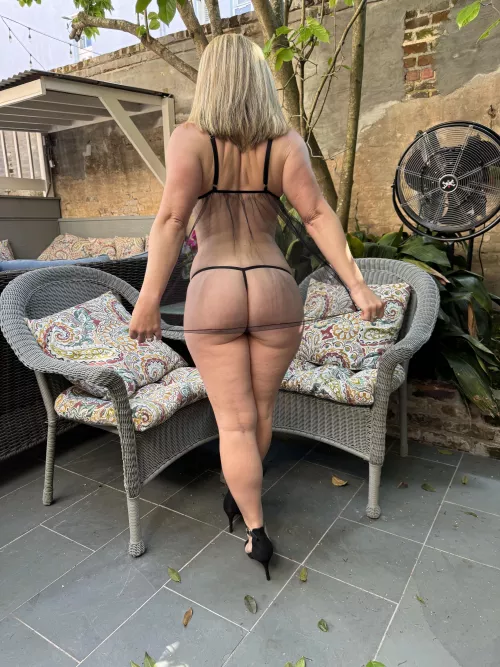 Out back is where the action always is