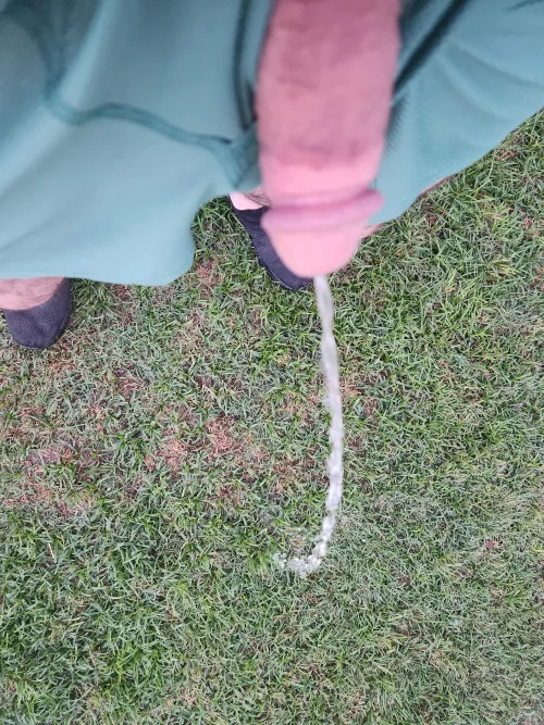 The world is a mans urinal!