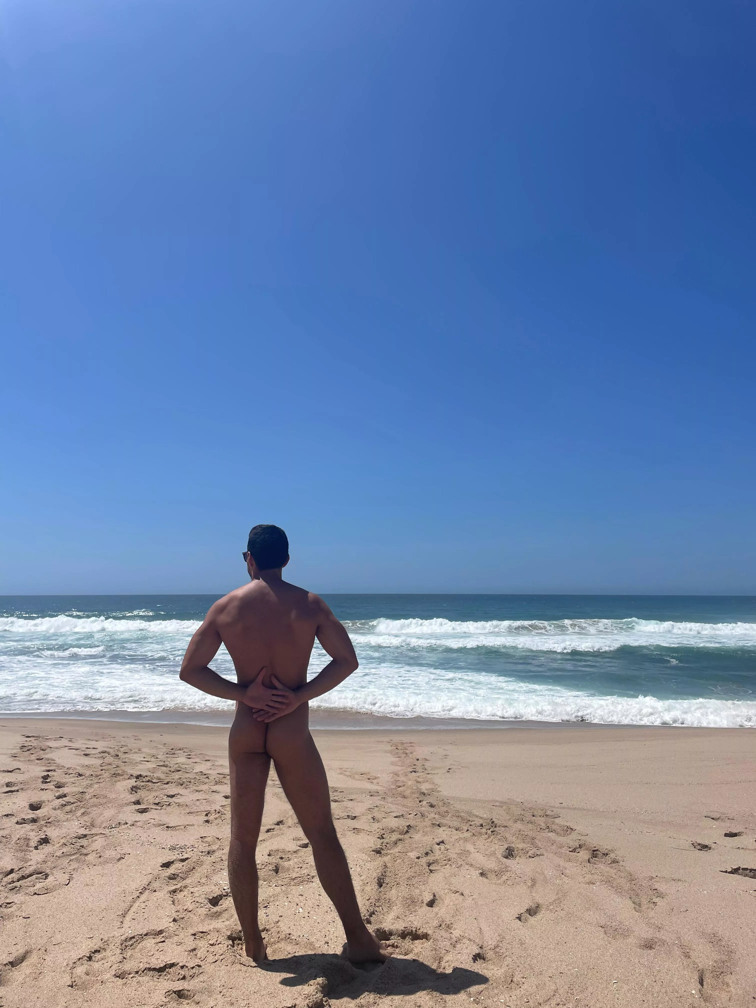 There's not more freeing than baring it all at the beach 