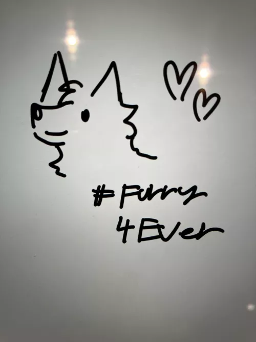 Apple Store is now furrified 😎🐾 Art by me