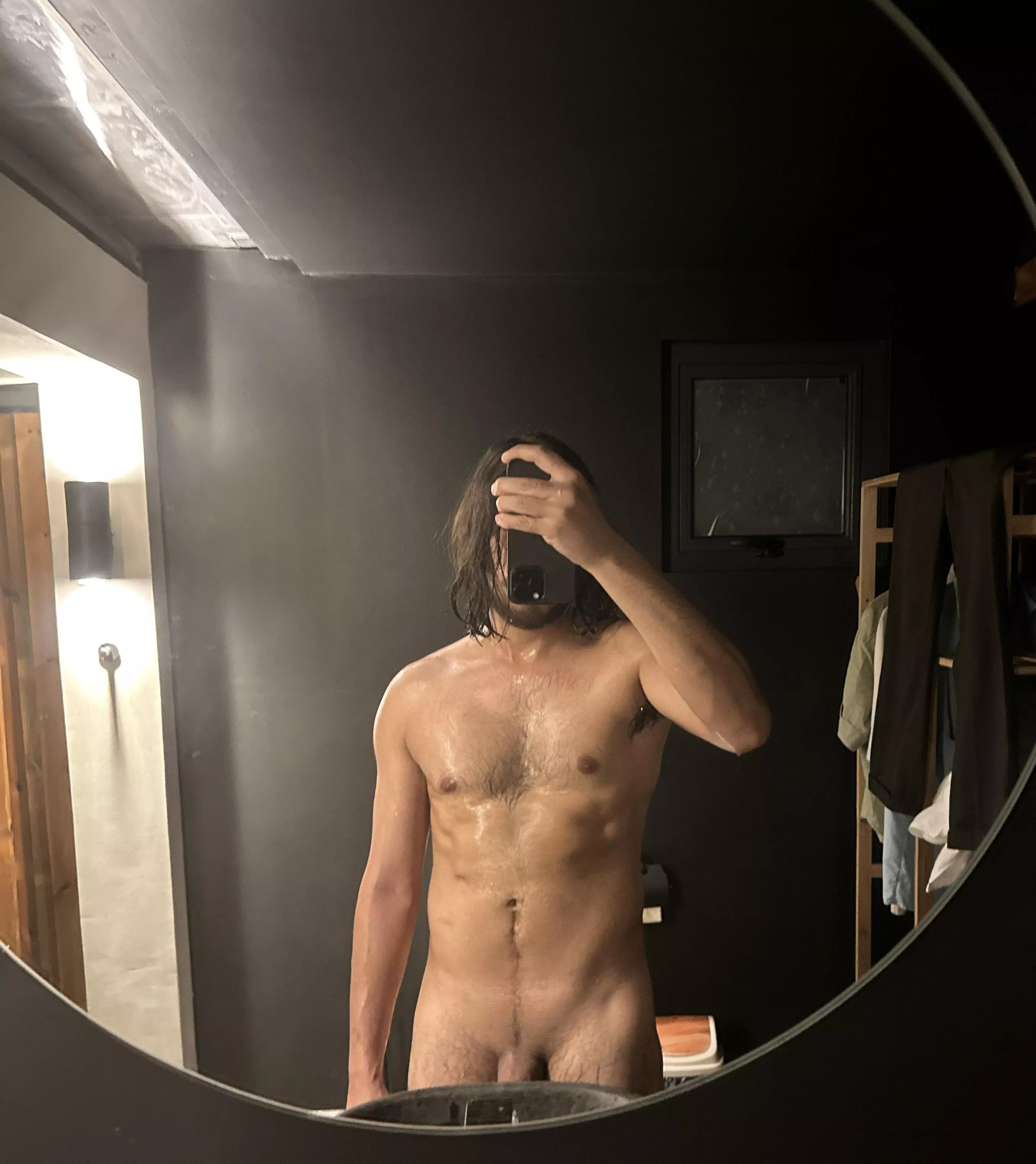 Fresh out the shower…