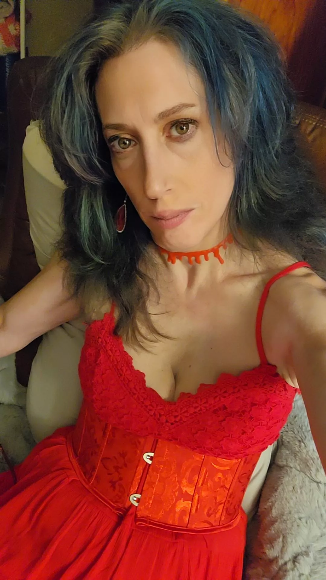 I hear the devil wears red? 