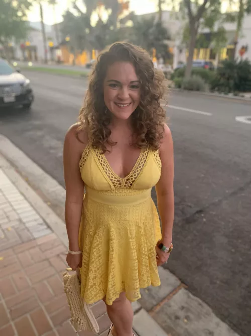 I love wearing sundresses on a date