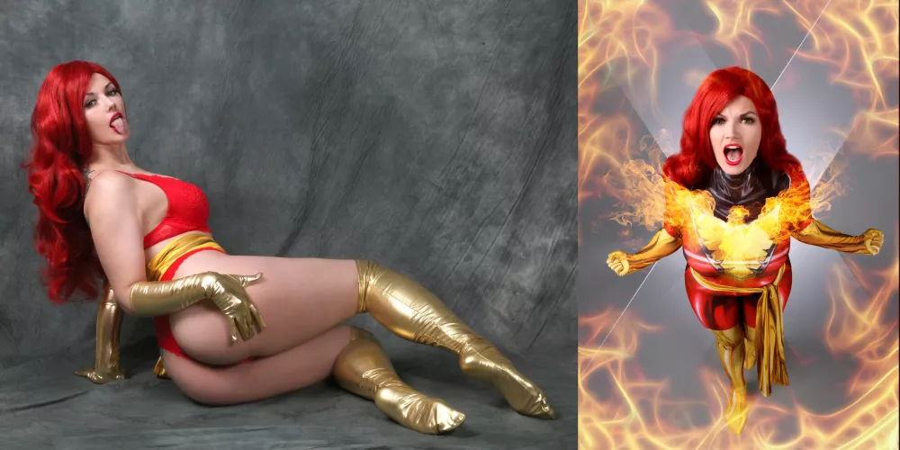 Jean Gray from X-Men by Makatsuge