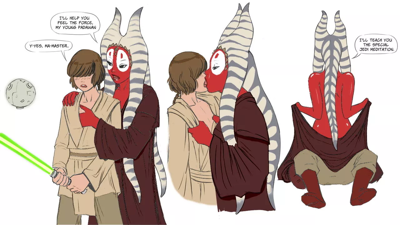 Jedi and her padawan 1 (Flick-the-thief)