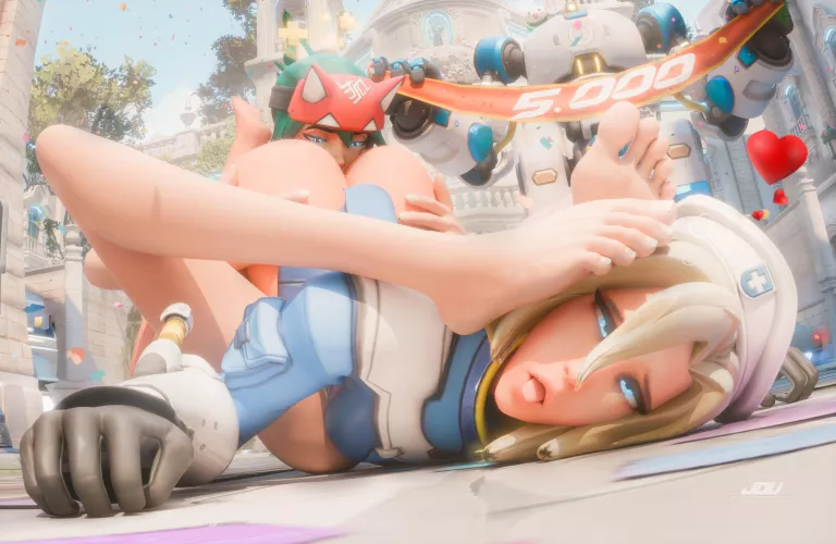 Kiriko and Mercy. (JDV_YT)