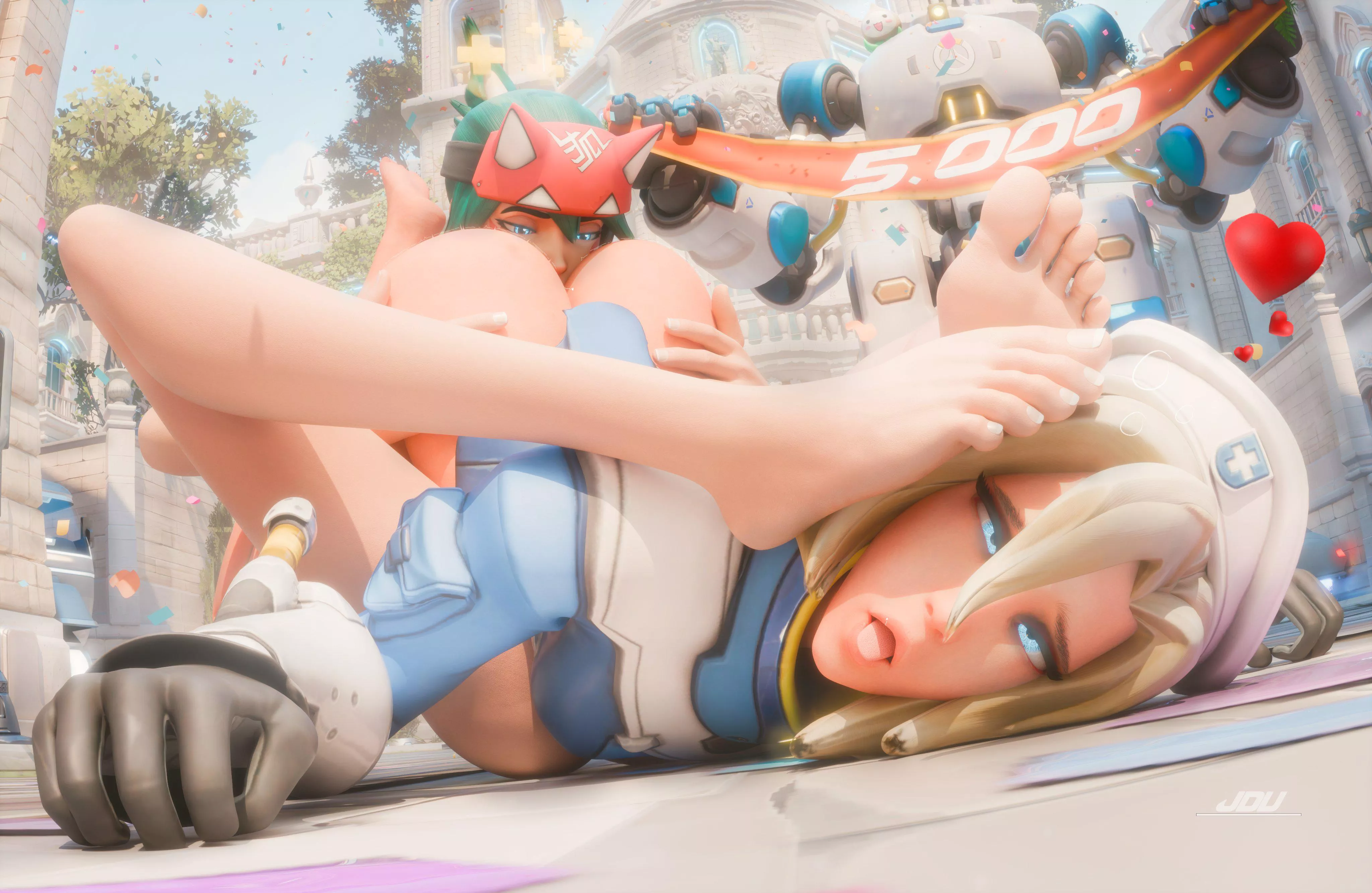 Kiriko and Mercy. (JDV_YT)