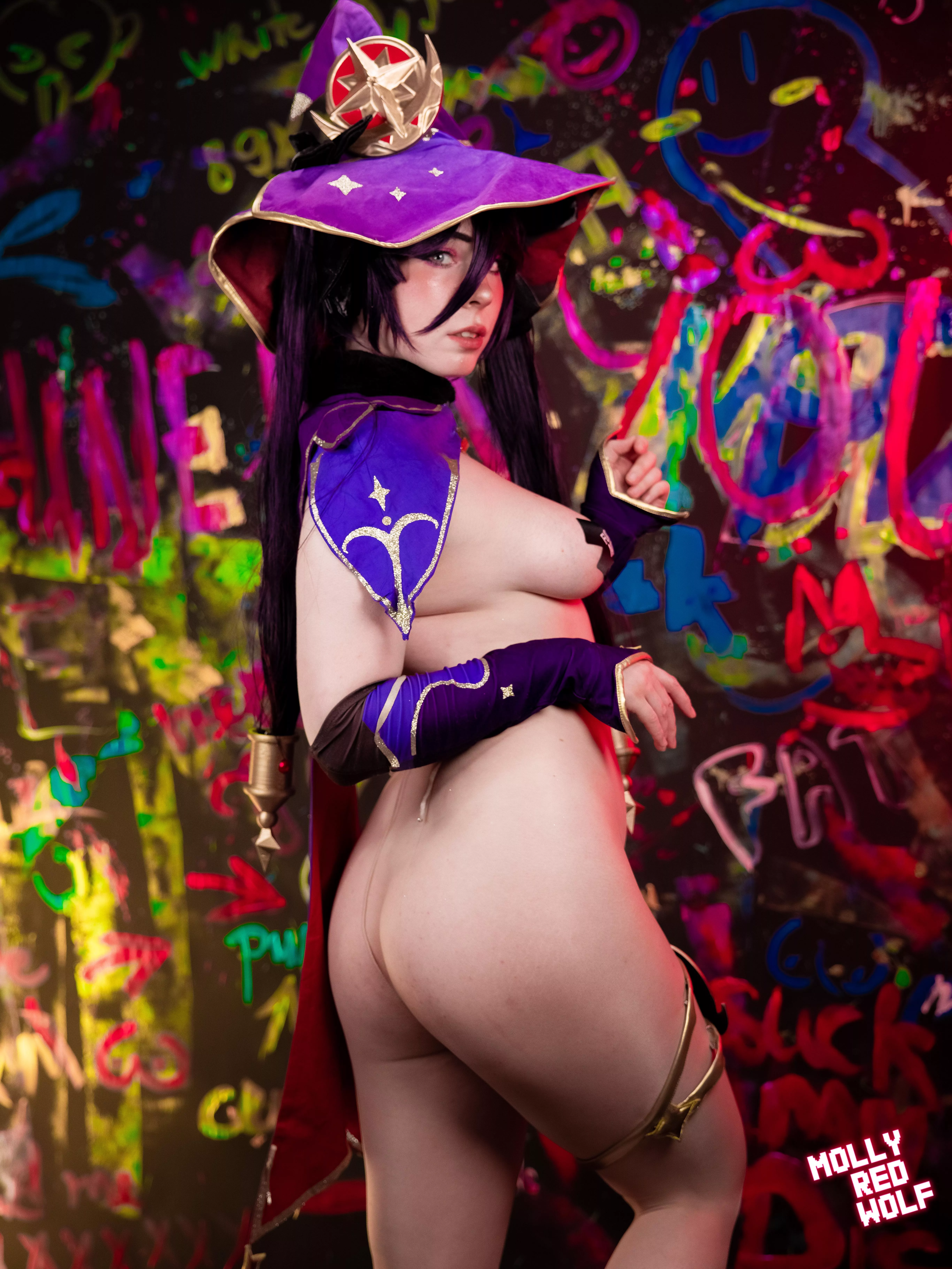 Mona [Genshin Impact] (Mollyredwolf)