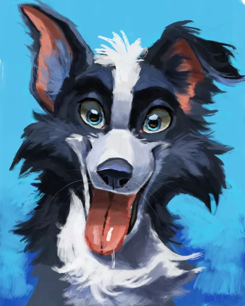 My Oc- testing a new brush (art by me)