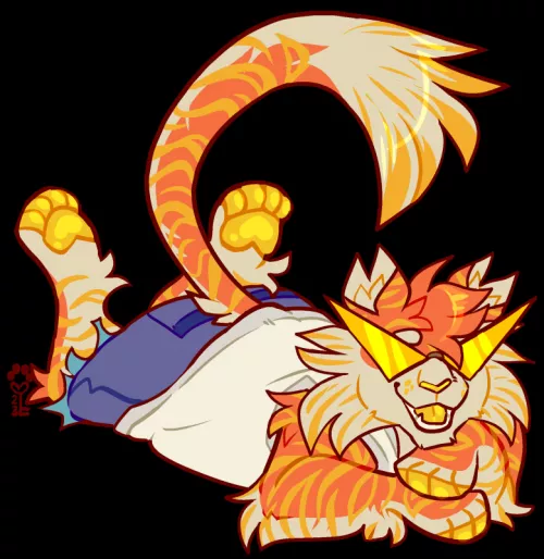 (oc) Amelia the tiger, for @untoldultimatum (TH) 🐯💝