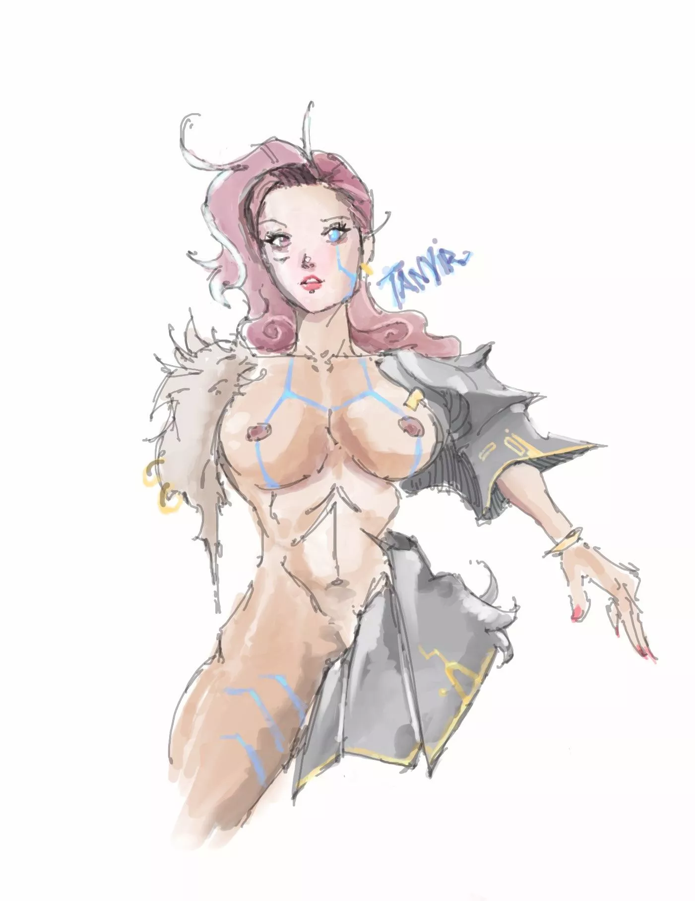 [OC] Cyber Witch (StainlessInferno)