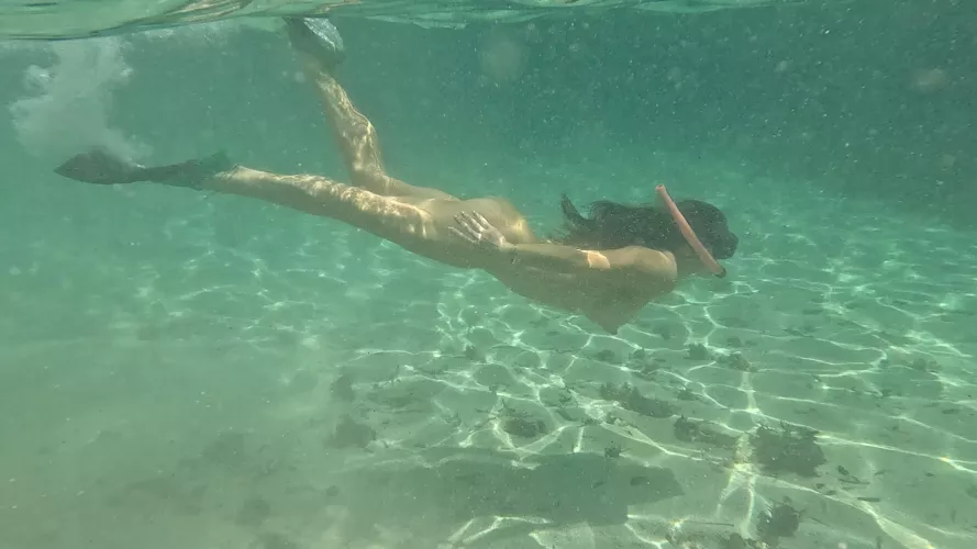 snorkeling au natural