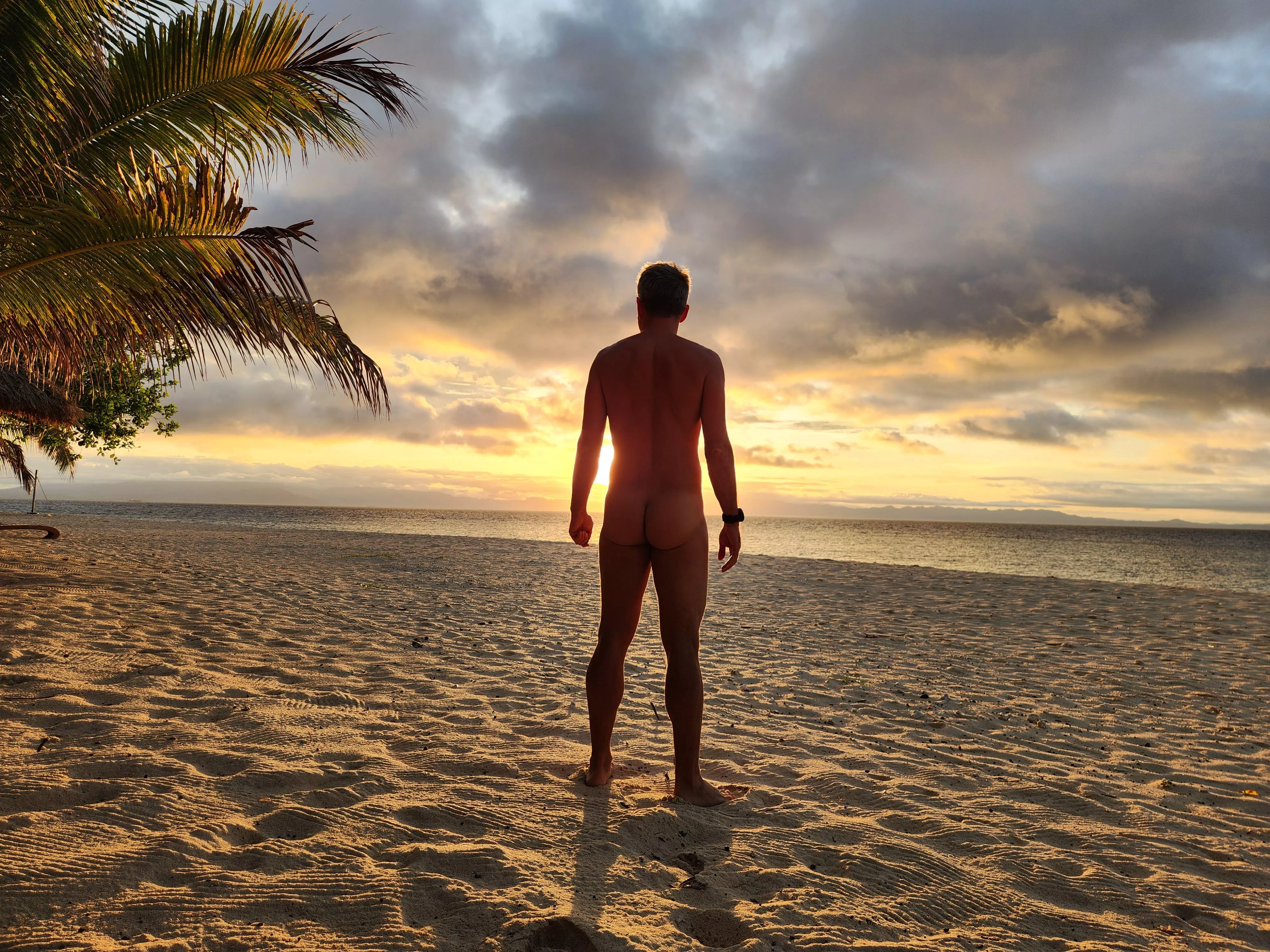 Sunrise. Fiji is incredible. 