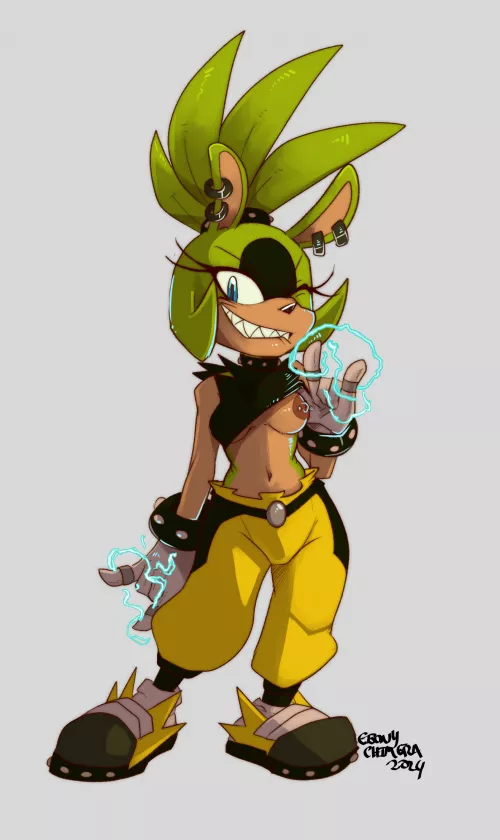 Surge the Tenrec (Artist:Kayla-Na/Ebony Chimera)