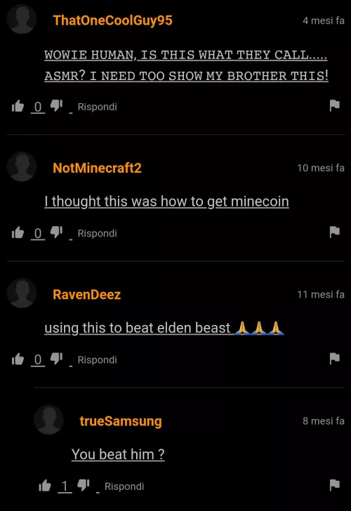 These three comments in a row