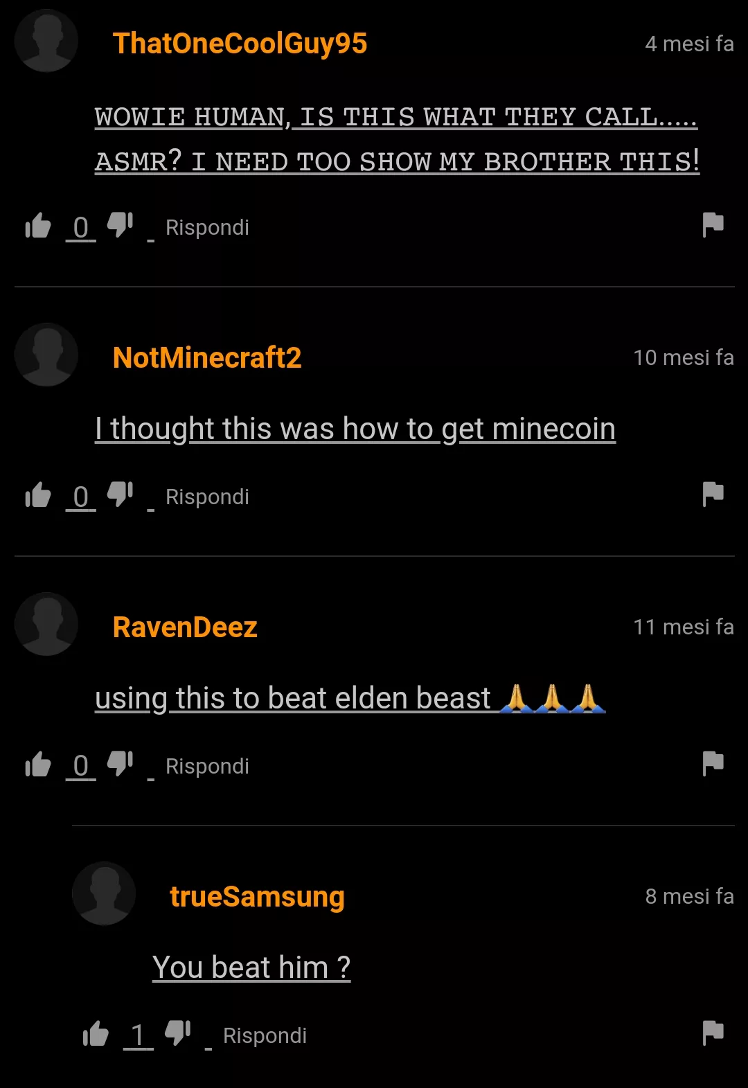 These three comments in a row