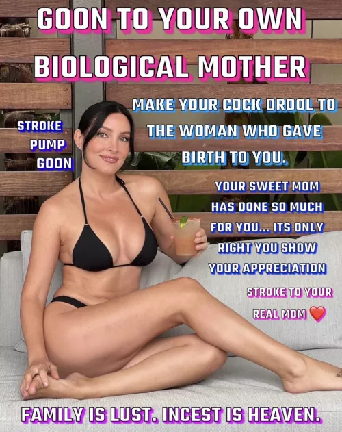 What are you waiting for? Pull up her socials, gooner. Pump to your mom.