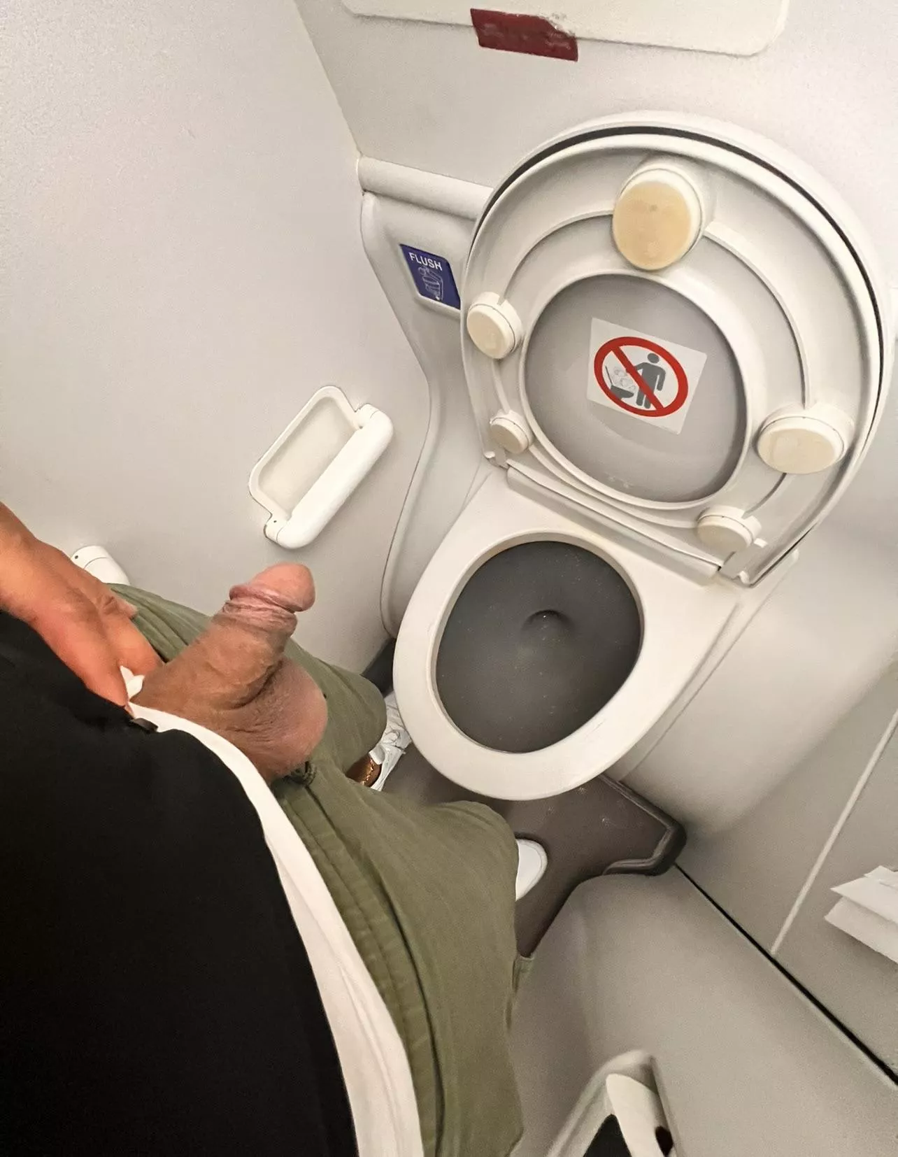 35k feet pee shy