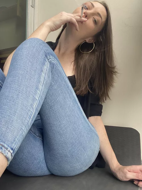 Are you into smoking fetish or my bubble butt?