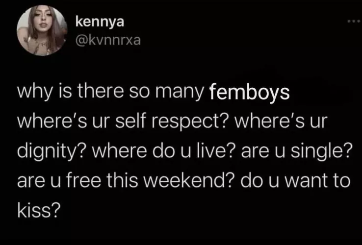 do we have any femboy enjoyers?