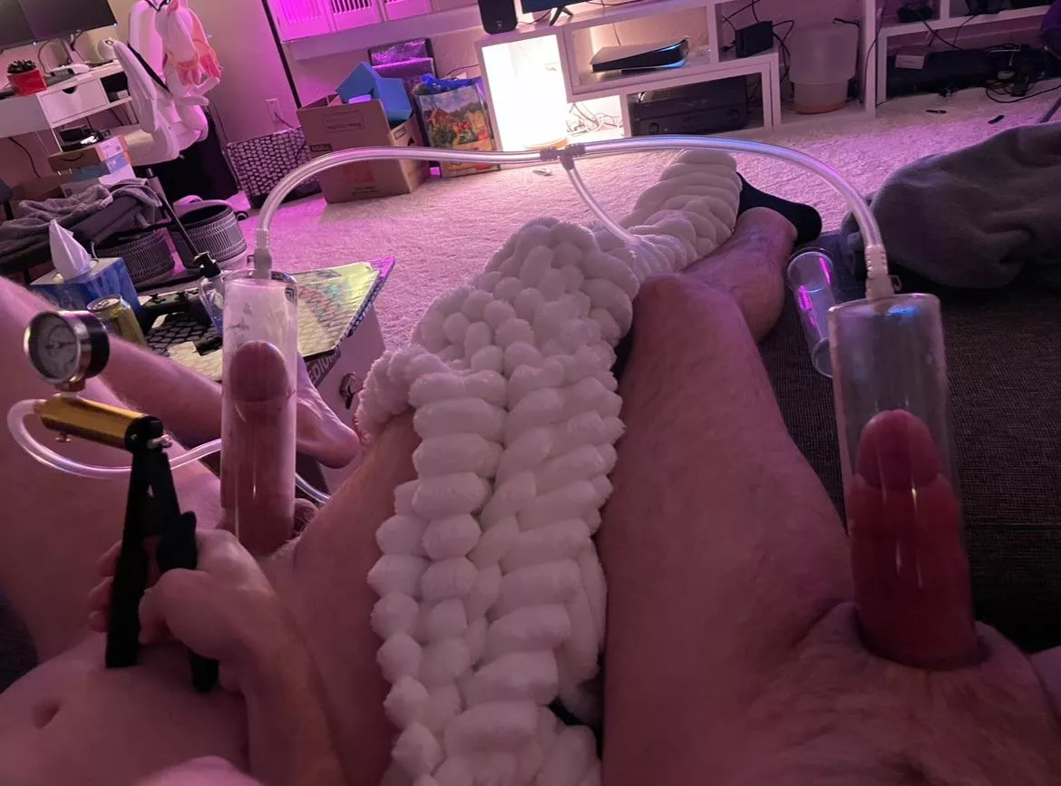 He kept upping the pressure to catch up (which only made me grow faster too) 😈