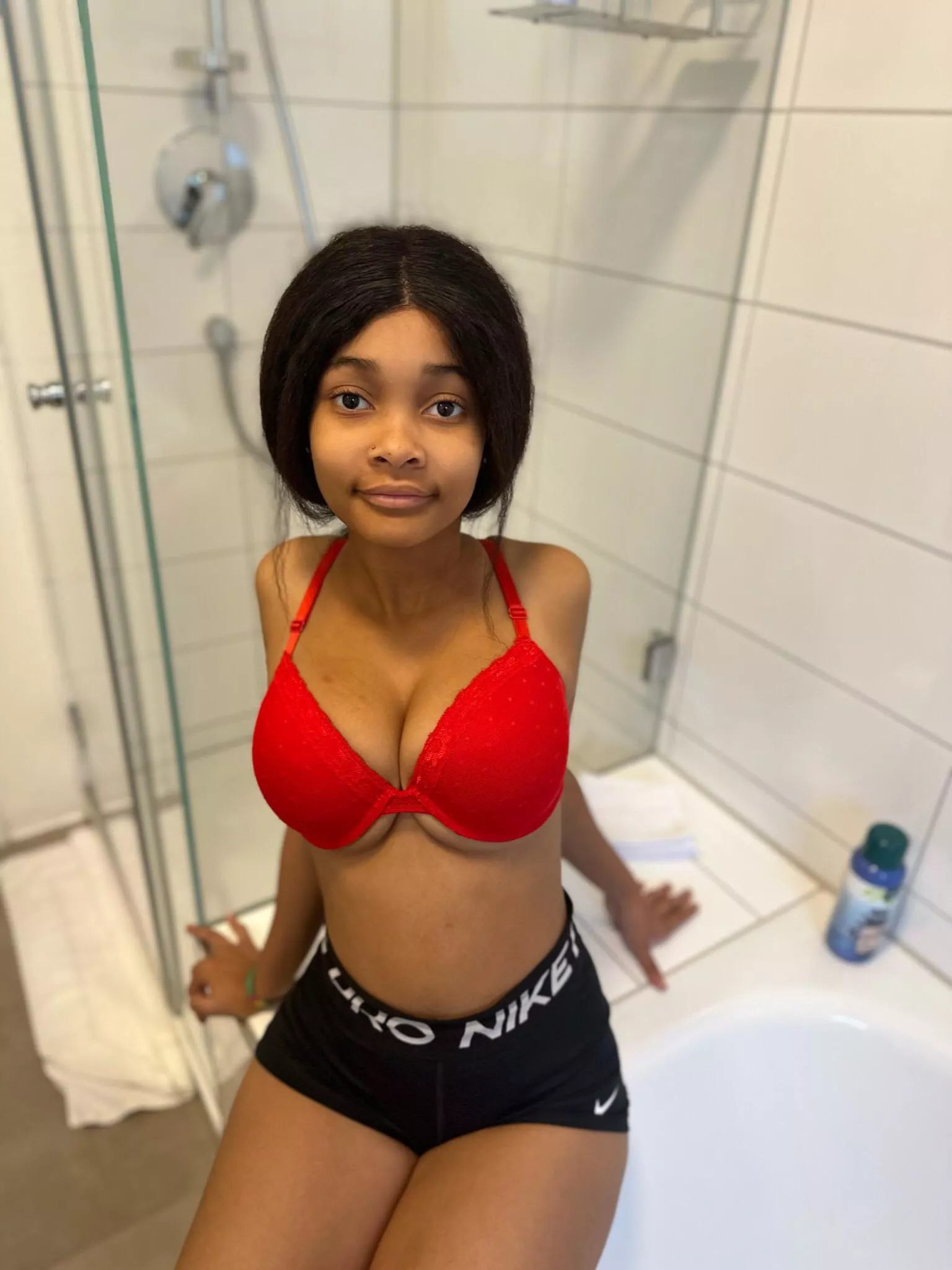 I feel pretty in red