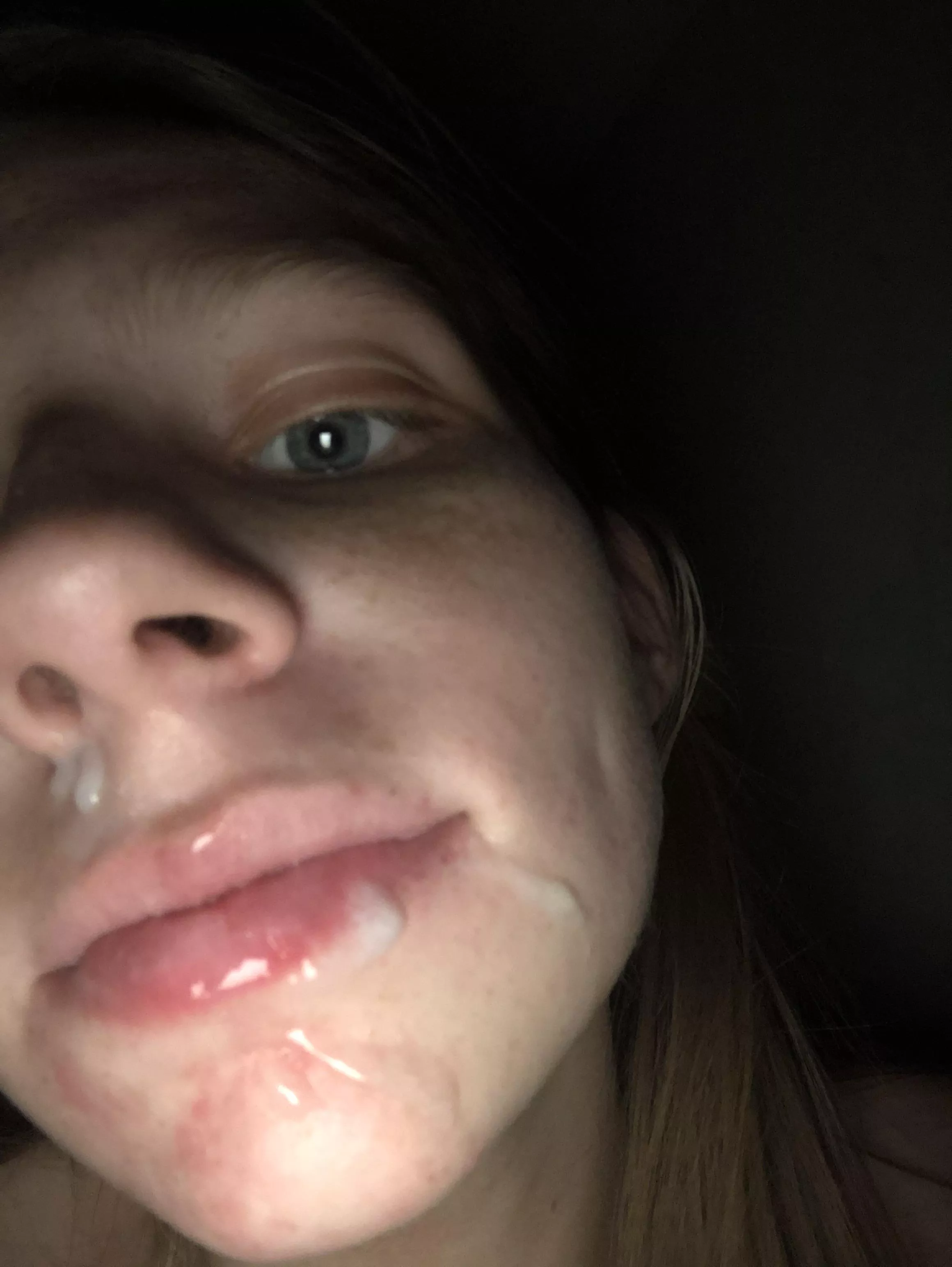 I love when daddy paints my face