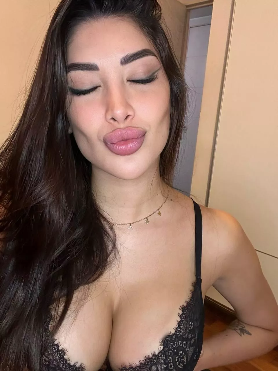 I want you to bust your load all over my chest