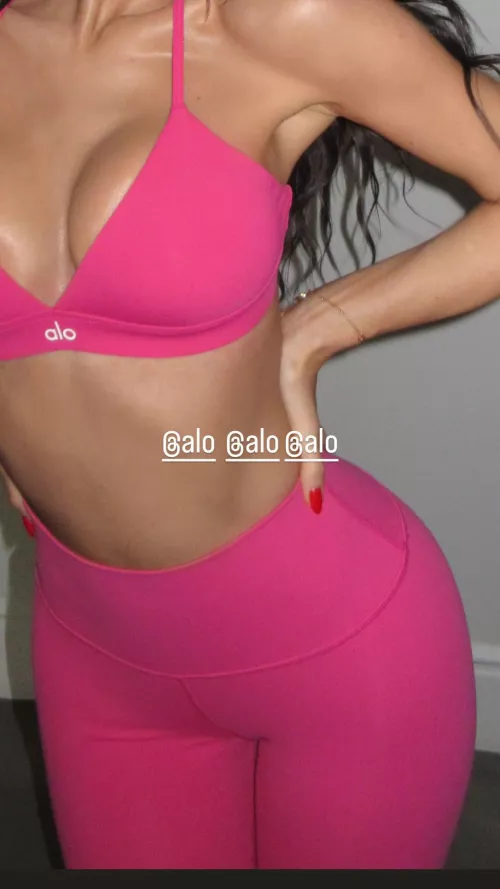 Kylie for ALO via IG Stories (May, 2024) 