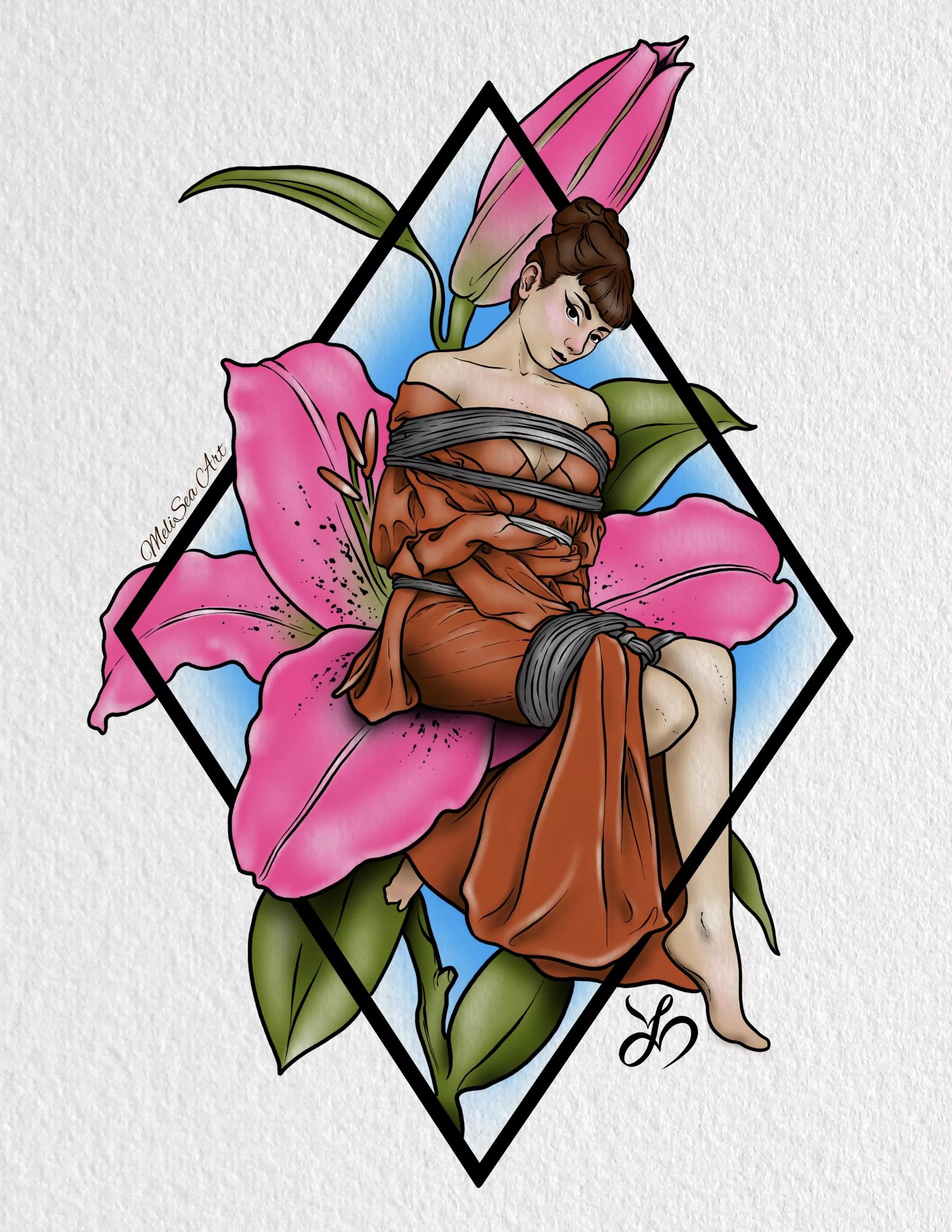 Lily Lover, drawn by me