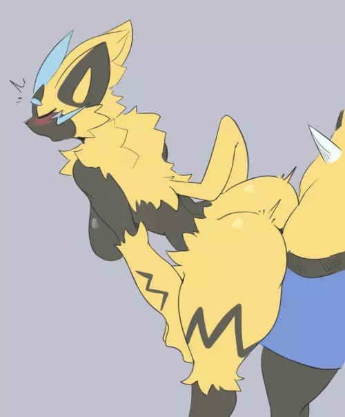Lucario and Zeraora (CoolieHigh)