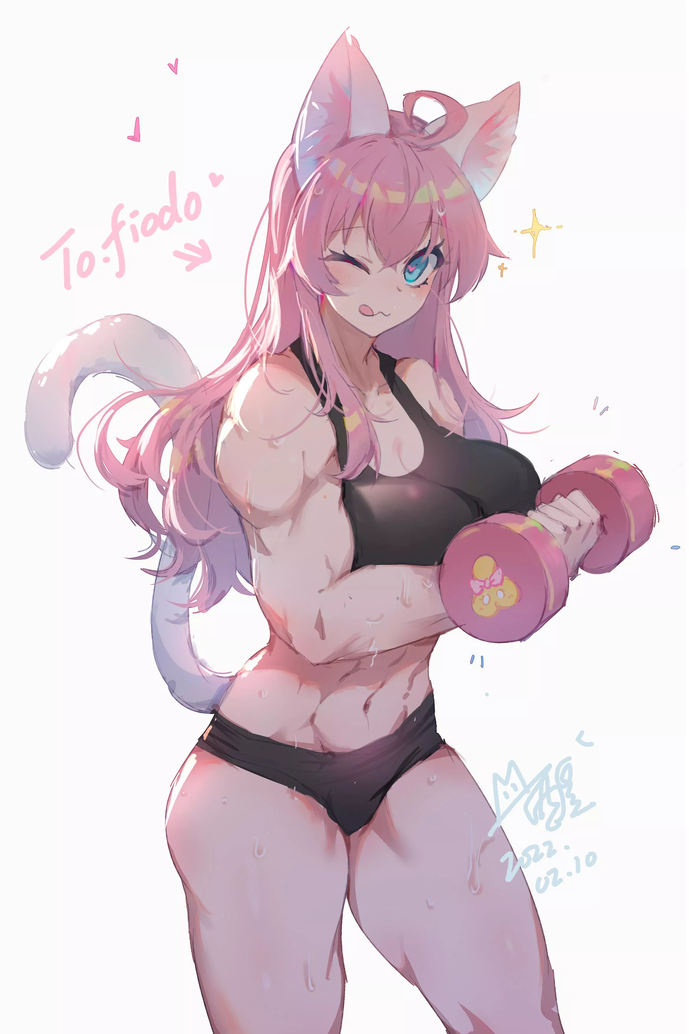 Muscle Cat Girl [Original] 