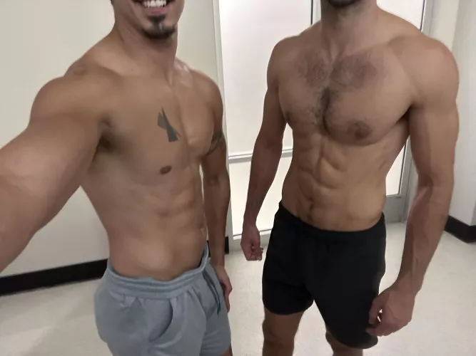 My brother keeps slapping my ass at the gym. Trying not to read into it 🤔