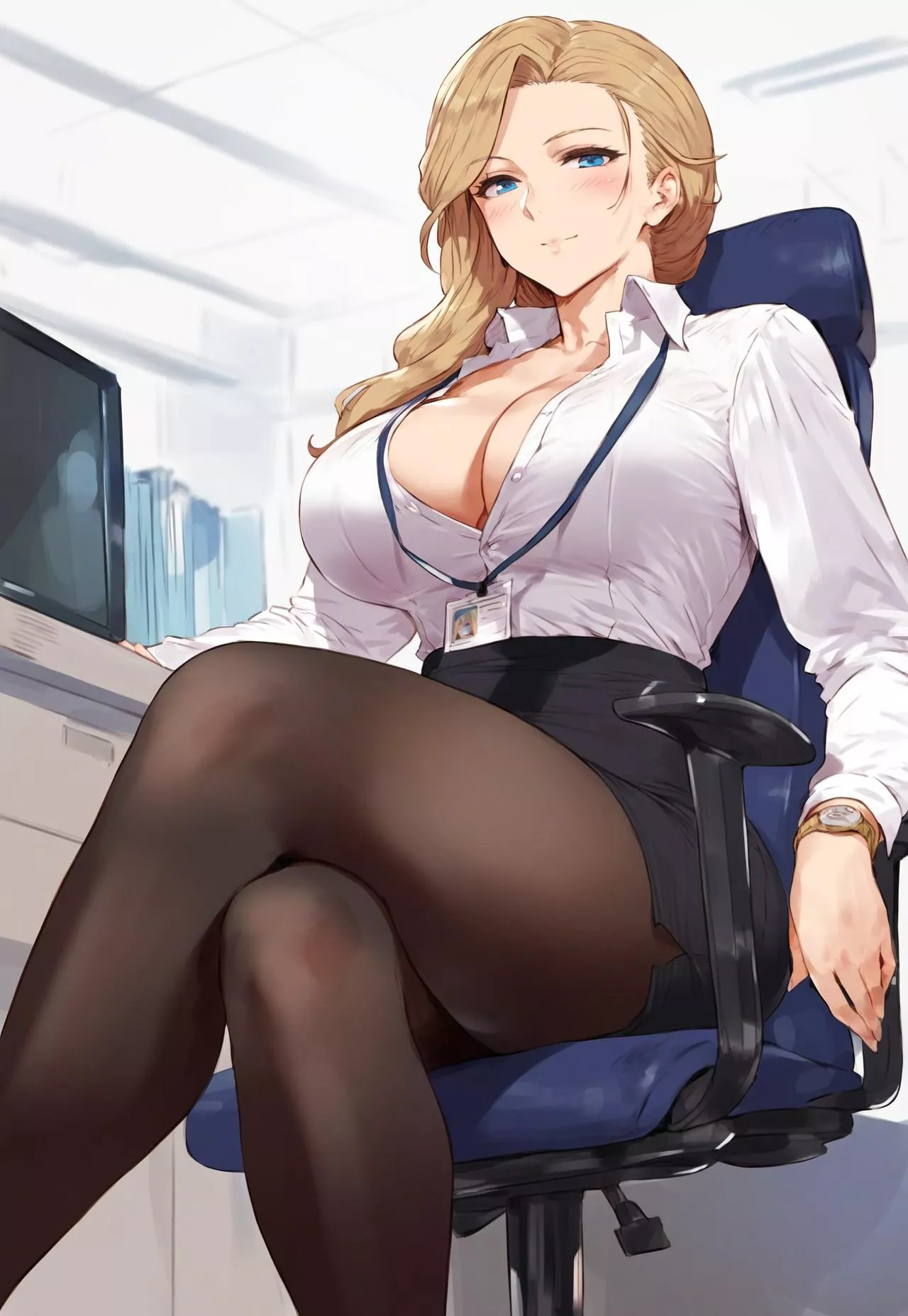 Office Lady Hood [Azur Lane]
