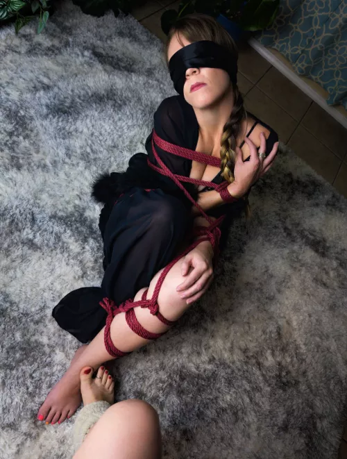 Saw an opportunity to do a red/black thing when I saw my Bunny's outfit