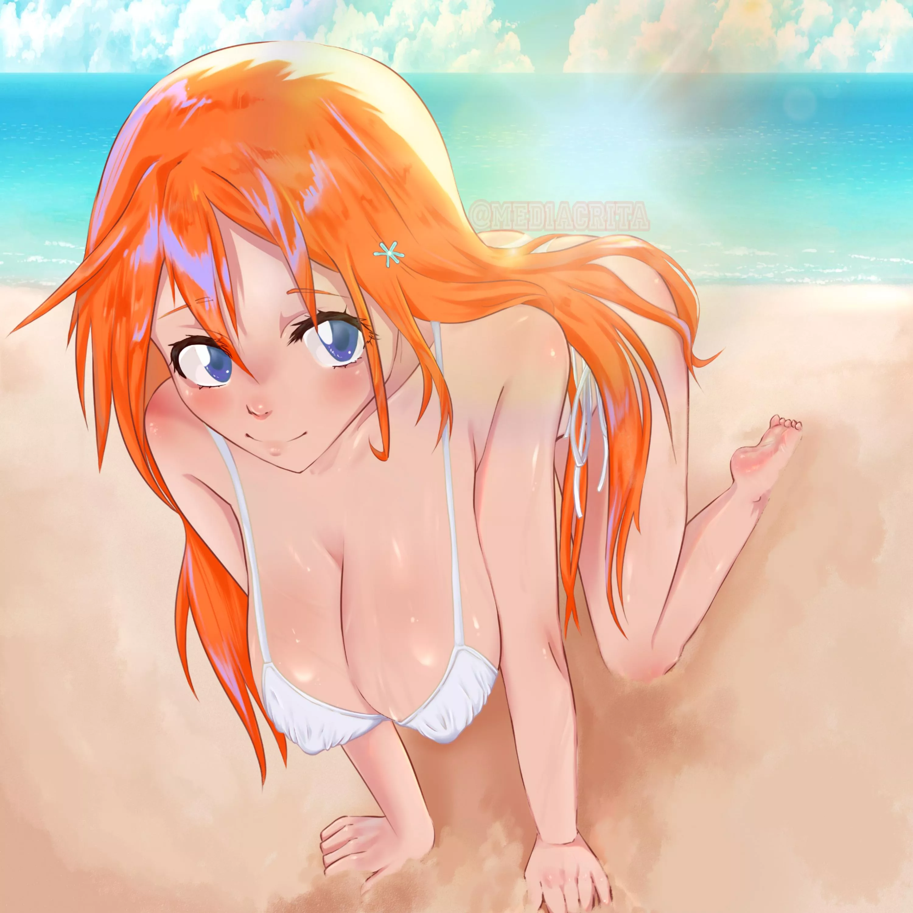 Summer Orihime (Bleach) [mediacrita] 