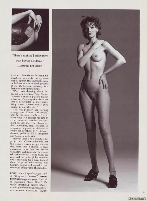 The one and only Sandra Bernhard in 1992