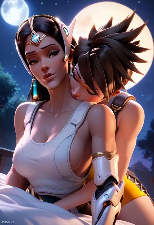 Tracer seducing Symmetra [Rohsaw]