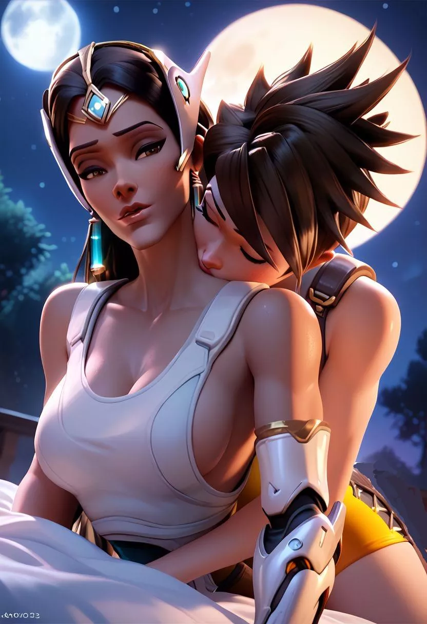Tracer seducing Symmetra [Rohsaw]