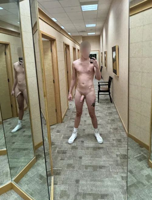 Trying on my new favorite outfit